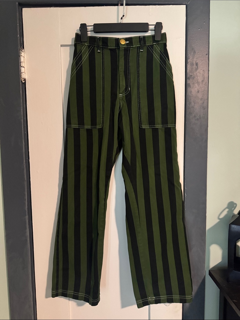 Big Bud Press Striped Work Pants - XS
